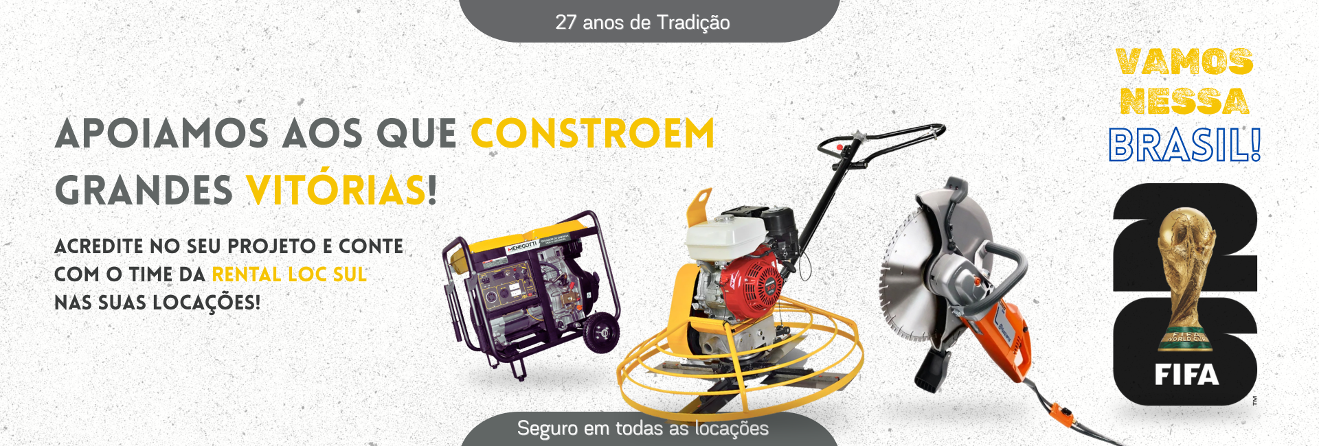 Baner Promocional da Copa do Mundo
